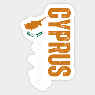 Cyprus flag, cypriot flag Sticker